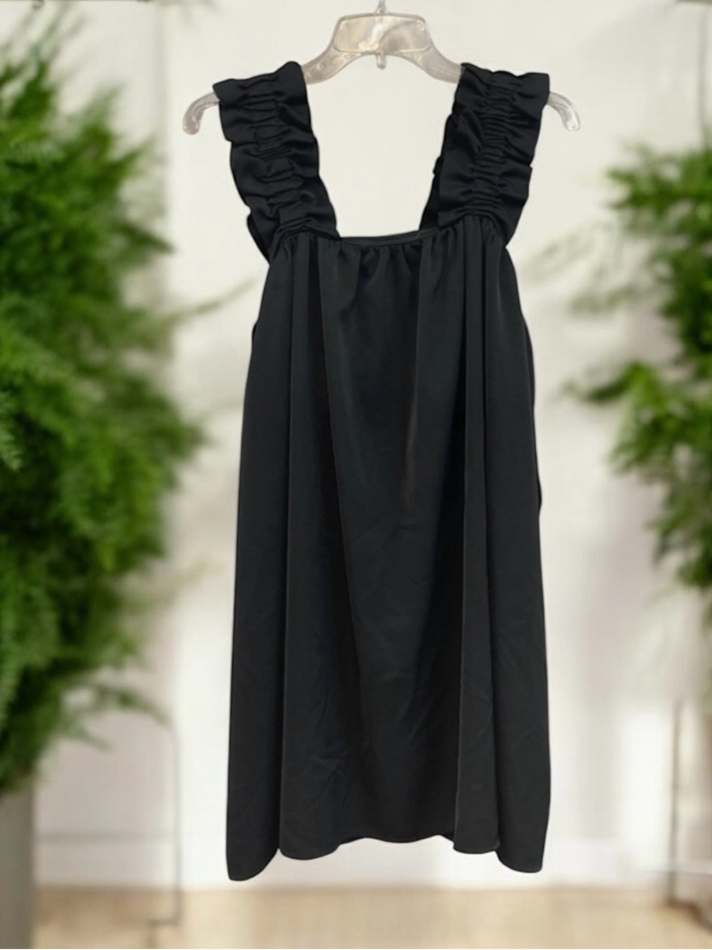 Entro Ruffle Strap Dress Small